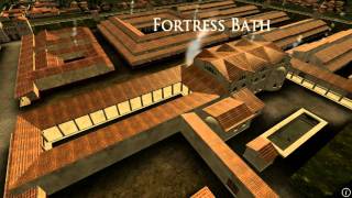 Animation of ancient Roman Fort in Caerleon Wales [upl. by Spiegel]