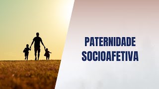 Paternidade socioafetiva [upl. by Mylander710]