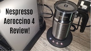 Nespresso Aeroccino 4 Milk Frother Review  Worth upgrading from the Aeroccino 3 [upl. by Connors]