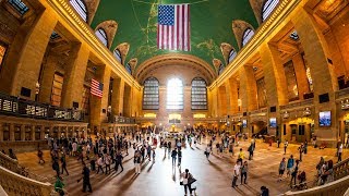 Walking Tour of Grand Central Terminal — New York City 【4K】🇺🇸 [upl. by Eelrefinnej355]