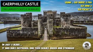 Caerphilly Castle  The Largest in Wales 2nd in Britain [upl. by Trinette]