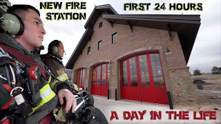 First 24 Hours in a New Fire Station  A Day in the Life [upl. by Lyudmila]