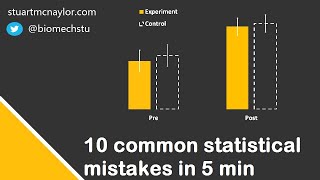 Ten Statistical Mistakes in 5 Min [upl. by Orvas870]